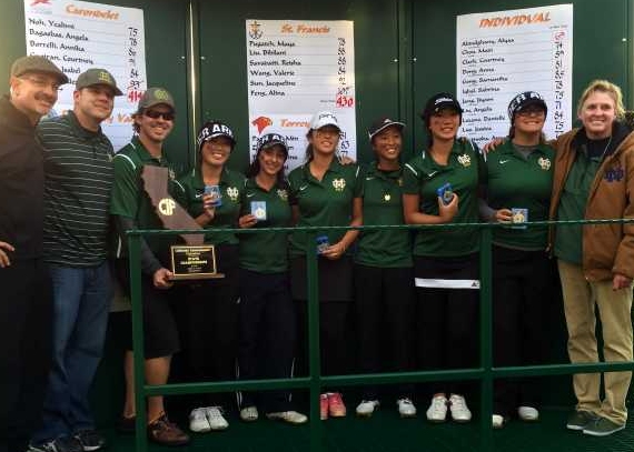 Mira Costa High girls golf team to a California State Championship at Poppy Hills